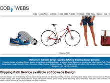 Tablet Screenshot of cobwebsdesign.com